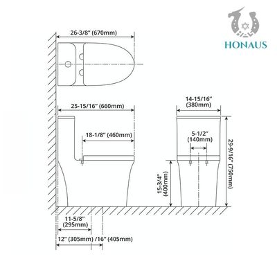 Inodorous Single Piece Western Toilet Seat Quick Detach Seat Cover