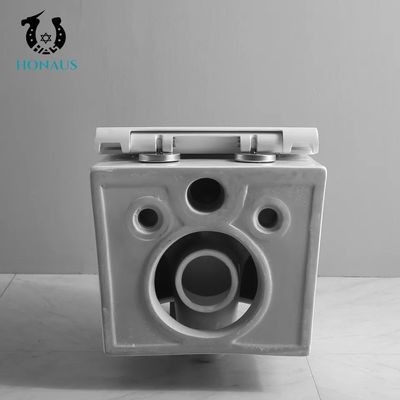 High End European Ceramic Wall Hung Toilet With Rimless Square Shape Water Closets