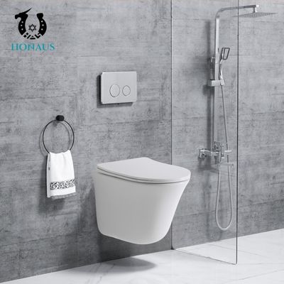 Strong Flush Rim Free Toilet Wall Suspended Toilets Anti Blocking
