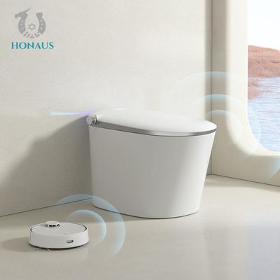 Fashionable Bathroom Toilet Bowl  Modern Smart One Piece Toilet Foot Flush