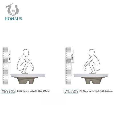ODM / OEM  White Squatting Pan WC