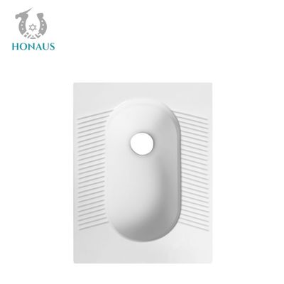 S Trap Commercial Hindware Squatting Pan Toilet Anti Blocking