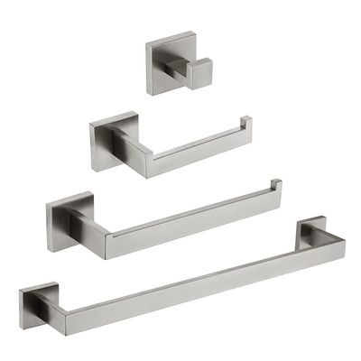 Customized Bathroom Towel Holder Rack With Hooks No Drill Nail Wall Mounted