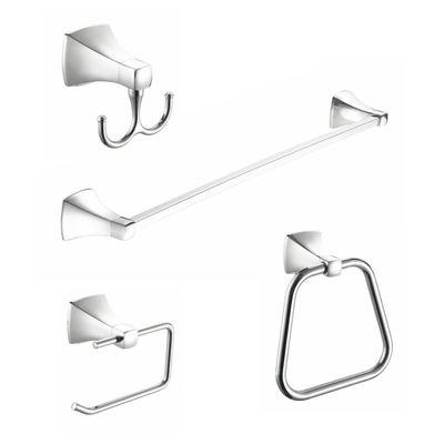 Luxury Washroom Wall Mount Bathroom Accessories Six Piece Set Customized