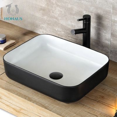 Bathroom Ceramic Countertop Wash Basin Sanitary Ware Handmade Vessel Bowl