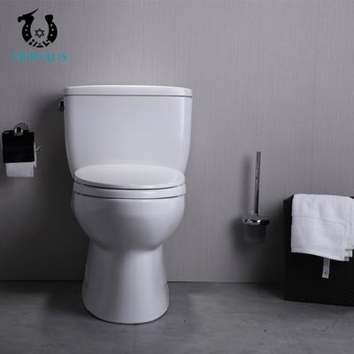Certified Ceramic Bathroom S/P-Trap Two Piece Toilet Bowl Water Clost Floor Mounted