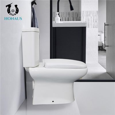 Ceramic Bathroom Sanitary Ware Two Piece Toilet Bowl Anti Bacteria