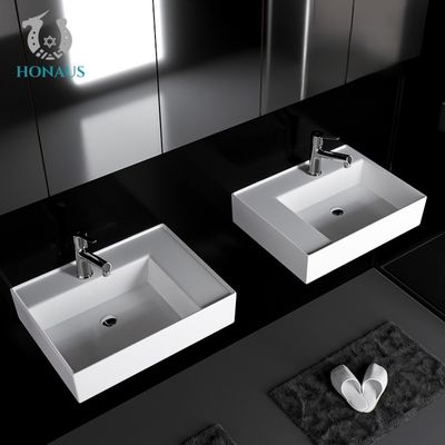 Small Size Ceramic Bathroom Basin Freestanding Wash Basin Wall Hung Sink For Apartment