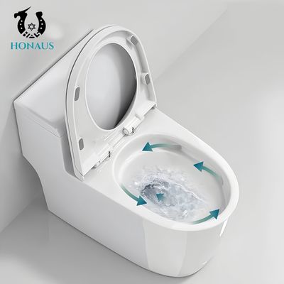Creamic Bathroom One Piece Toilet Water Closet Scratch Resistant Glaze