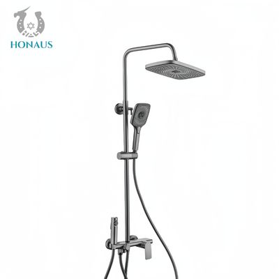Luxury Stainless Steel Rainfall Shower Head Set Concealed Shower Bath Set