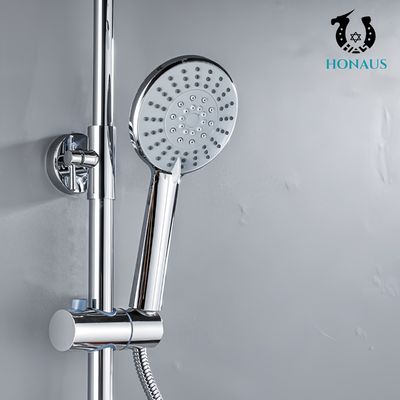 Modern Bathroom Shower Head Set Copper Mixing Valve Hotel Grade Pressure Boost