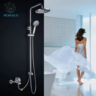 Luxury Stainless Steel Rainfall Shower Head Set Concealed Shower Bath Set