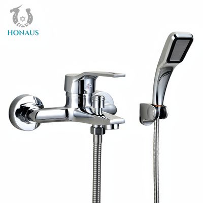 Copper Mixing Valve Shower Set Bathtub Mixer Switch Triple Hot And Cold Water Faucet