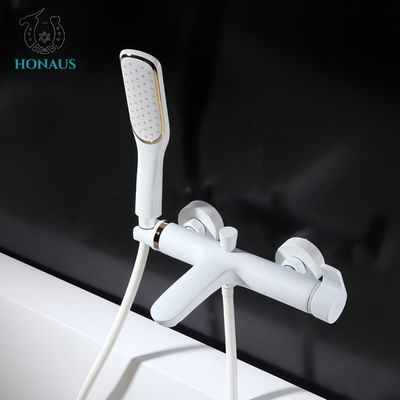 Triple Function Copper Hotel Shower Faucet Household Bathroom Bathtub