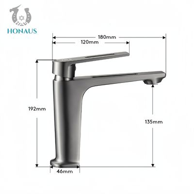 Premium Wash Basin Faucet Household Commercial Hot Cold Mixer Taps Wear Resistance