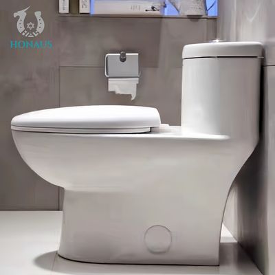 Nano Glaze Ceramic One Piece Toilet Bowl Luxury S Trap Siphonic Jet