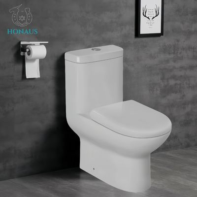 Nano Glaze Ceramic One Piece Toilet Bowl Luxury S Trap Siphonic Jet