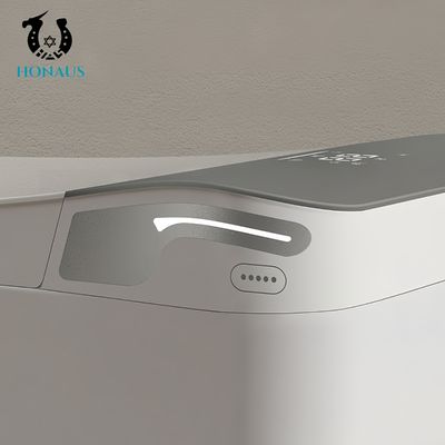 Auto Flush S Trap 200mm Smart Intelligent Toilet Seat Warmer Premium Ceramic White Grey