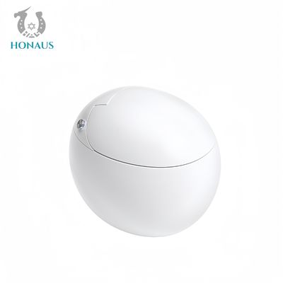 Egg Shape Smart Intelligent Toilet Digital Display Ceramic Multi Function