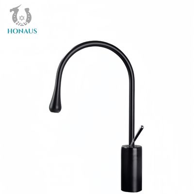 Gravity Die Casting Wash Basin Faucet Brass Body European Style Deck Mounted