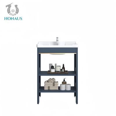 Mini Size Bathroom Wall Hung Bain Pedestal Ceramic Shelf Square Simple Hotel