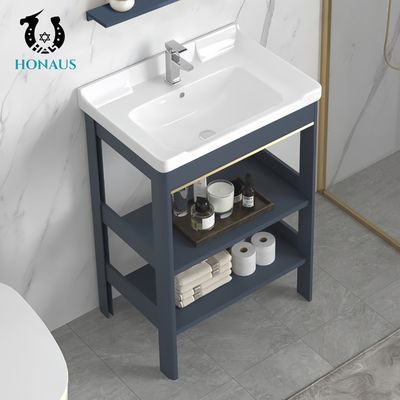 Mini Size Bathroom Wall Hung Bain Pedestal Ceramic Shelf Square Simple Hotel