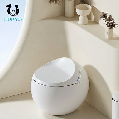 Egg Shape Smart Intelligent Toilet Side Button Full Functions Luxury Hotel Water Saver