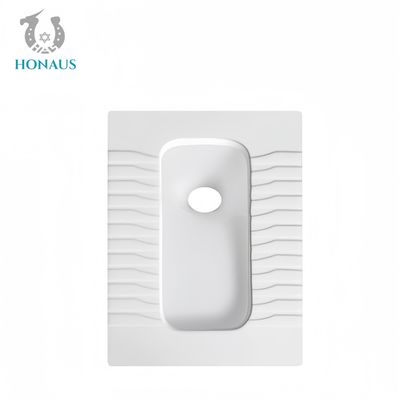 600*400*205mm Large Squatting Pan Anti Scratch Glaze For Shopping Center