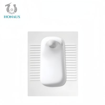 High Temp Ceramic Squatting Pan With S Bend Separately Sold
