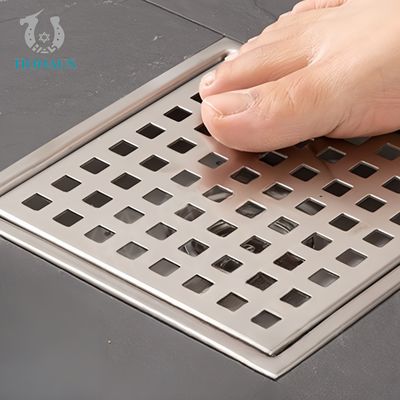 Luxury Bathroom Shower Accessories Floor Drain Premium Stainless Steel Fast Drainage
