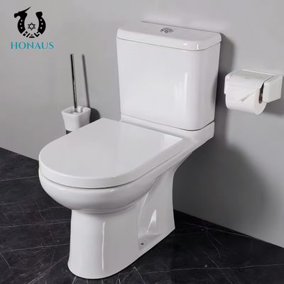 766*376*720mm Two Piece Toilet Bowl With Practical Design Style And Dual Flush System