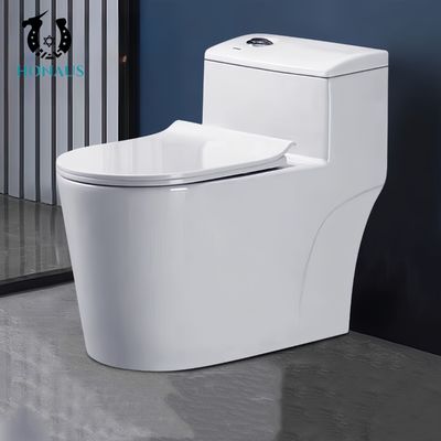 Dual-Flush Single Piece Commode with S/P Trap Drainage Pattern
