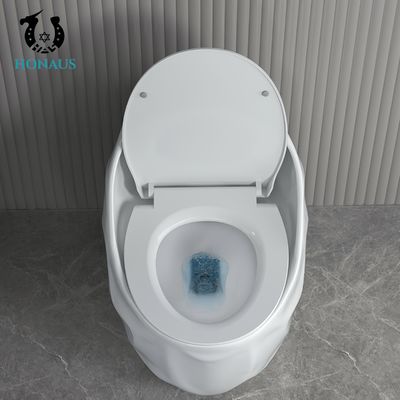 Art Design Best Ceramic One Piece Toilet Bowl Egg Shape Luxury 673*485*625mm