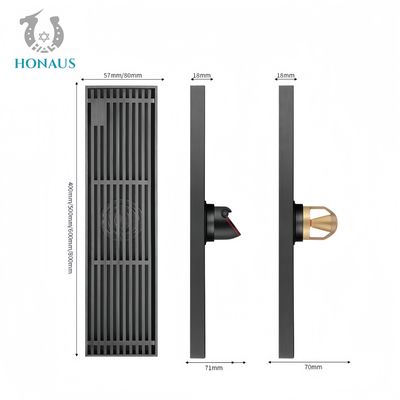 Modern Bathroom Shower Accessories Floor Drain Premium Brass Fast Drainage Anti Block