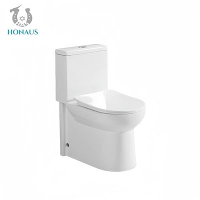 Elegant White Ceramic One Piece Toilet Bowl Vortex Flush Sea Worth Packing Bathroom Use