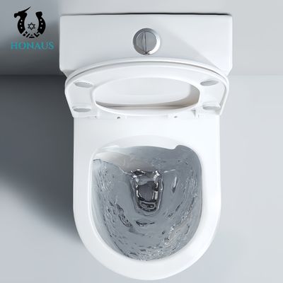 Elegant White Ceramic One Piece Toilet Bowl Vortex Flush Sea Worth Packing Bathroom Use