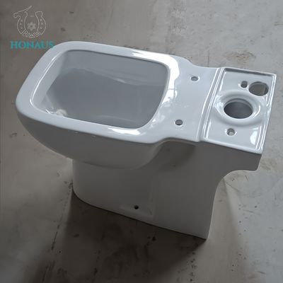 Ceramic Two Piece Toilet Bowl Practical Design Style Floor Mounted Installation