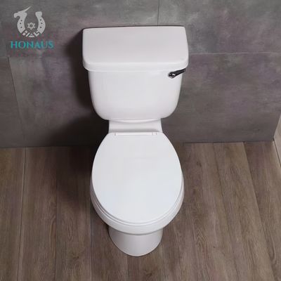Floor Mounted Two Piece Toilet Bowl With Ceramic Weight Bearing Over 200KG