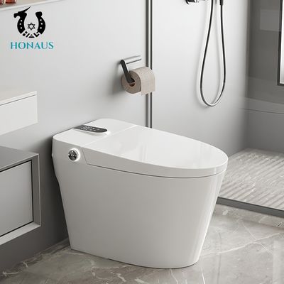 Small Size Smart Intelligent Toilet Ceramic Multi Functions Modern Design Siphonic