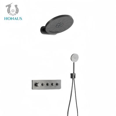 Modern Concealed Valve Showers Four Outlets Thermostatic Easy Maintenance