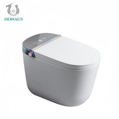 Modern Smart Intelligent Toilet Best Ceramic Digital Screen Foam Shield Remote Control