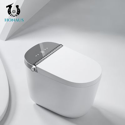 Modern Smart Intelligent Toilet Best Ceramic Digital Screen Foam Shield Remote Control