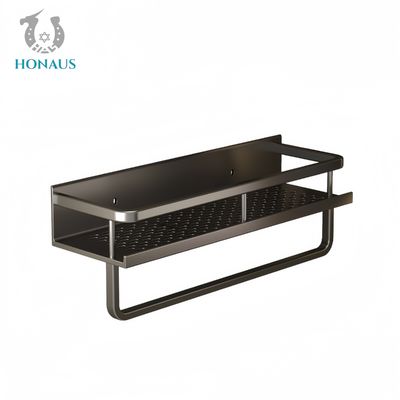 Bathroom Shower Accessories Wall Hung Modern Premium Aluminum Electroplated Black