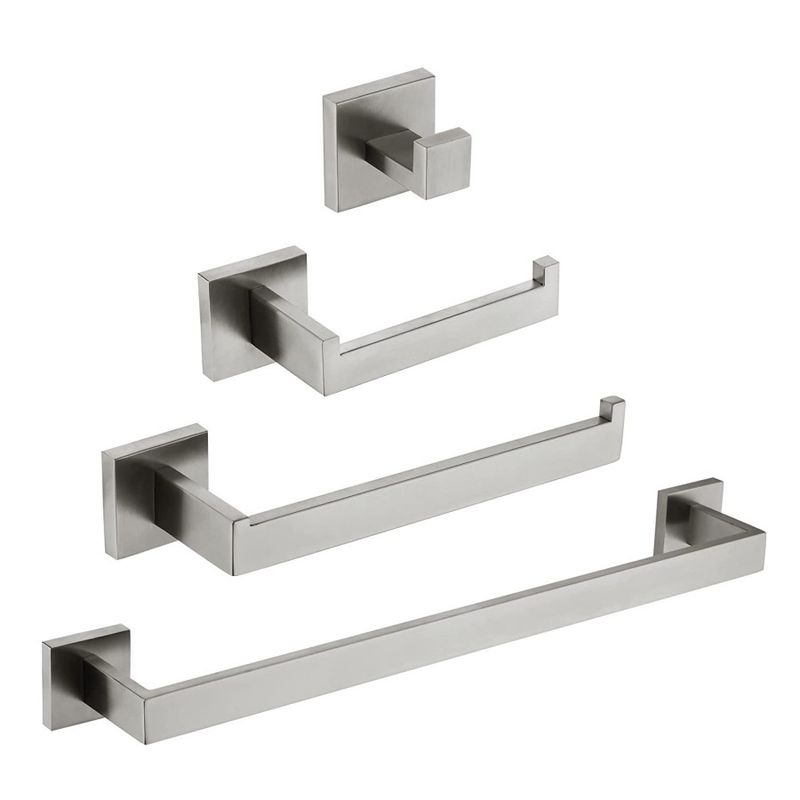 Customized Bathroom Towel Holder Rack With Hooks No Drill Nail Wall Mounted
