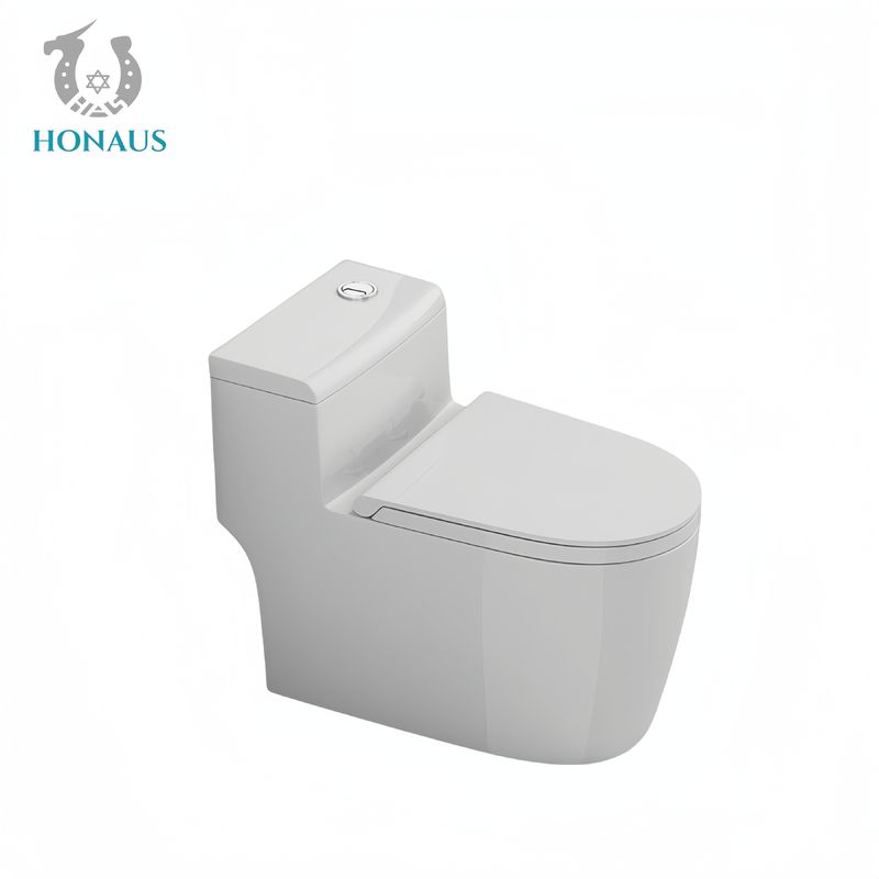 Creamic Bathroom One Piece Toilet Water Closet Scratch Resistant Glaze