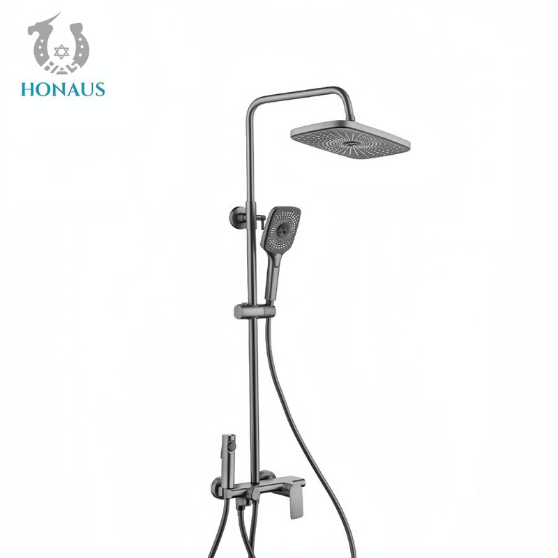 Luxury Stainless Steel Rainfall Shower Head Set Concealed Shower Bath Set