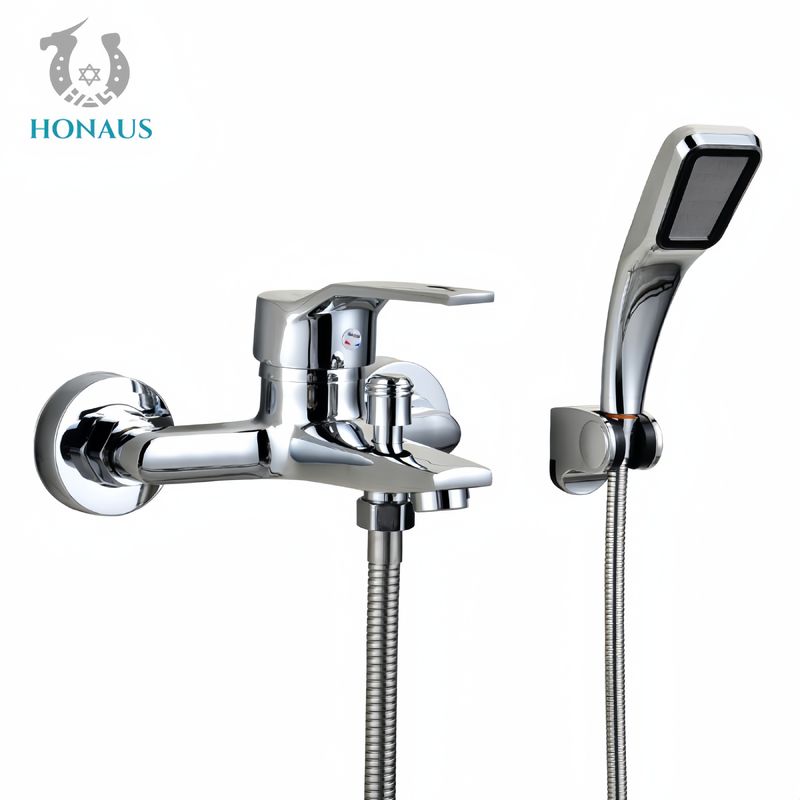Copper Mixing Valve Shower Set Bathtub Mixer Switch Triple Hot And Cold Water Faucet