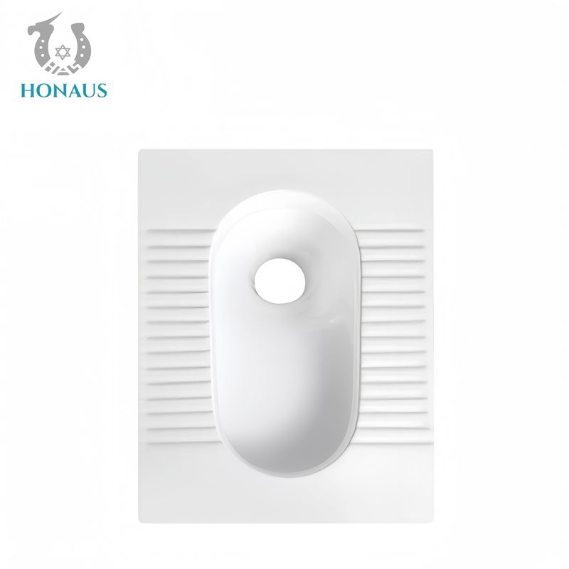 550*430*190mm Squatting Pan Toilet No S Bend Modern Anti Stain