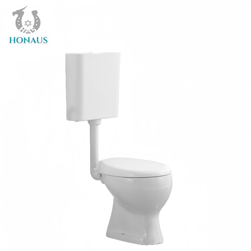 Simple Two Piece Toilet Bowl Manufacturer Direct Ceramic Body Separated Tank